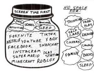 screen time first illustration techdetoxbox.com