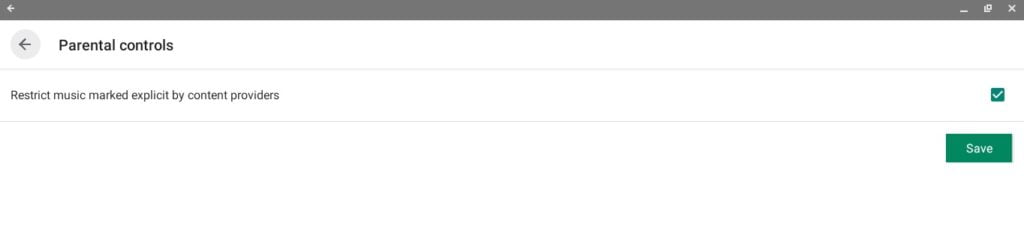 google parental controls screenshot