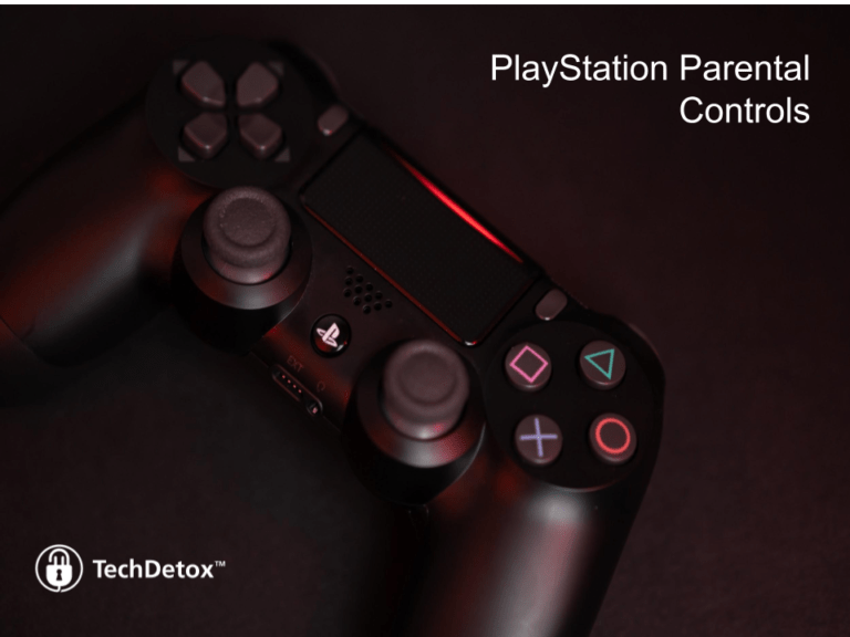 Playstation parental controls