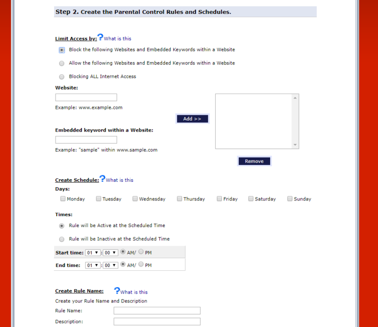 verizon router settings screenshot