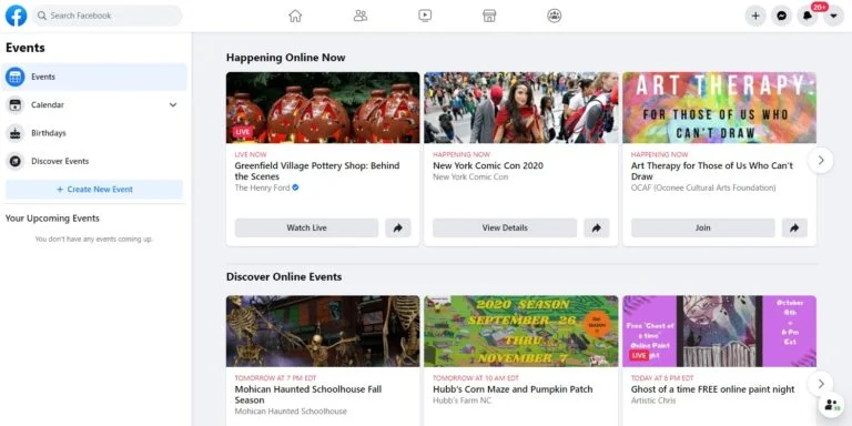 facebook screenshot