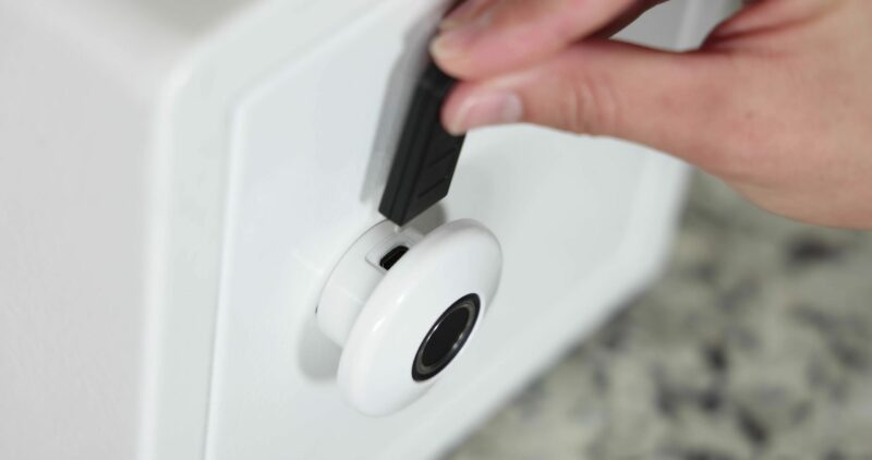 locked phone charging station for kids