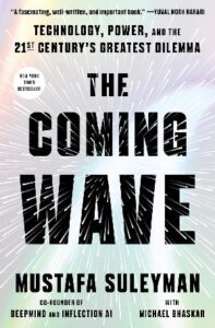 the coming wave book cover mustafa suleyman